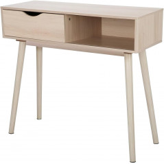 CONSOLE LP Home TABLE  AVEC TIROIR 80 x 30 x H 72 cm