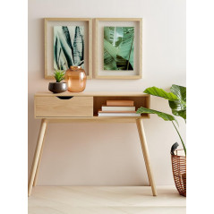 CONSOLE LP Home TABLE  AVEC TIROIR 80 x 30 x H 72 cm