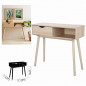 CONSOLE LP Home TABLE  AVEC TIROIR 80 x 30 x H 72 cm