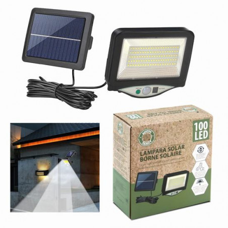 BORNE SOLAIRE 15.5 x 14.5 x 11.5 cm 100 LED