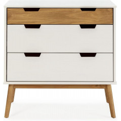 Meuble LP HOME WITA 3 Tiroirs 80 x 40 x H 83 cm