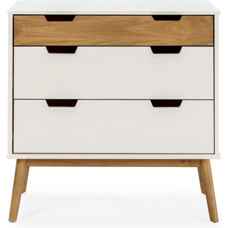 Meuble LP HOME WITA 3 Tiroirs 80 x 40 x H 83 cm