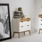Meuble LP HOME WITA 3 Tiroirs 80 x 40 x H 83 cm
