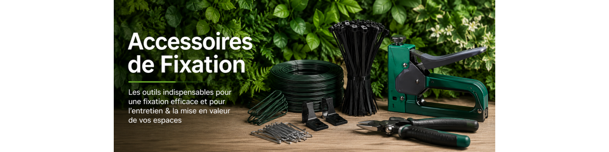 Accessoires de fixation - Outils pour murs végétaux et gazon